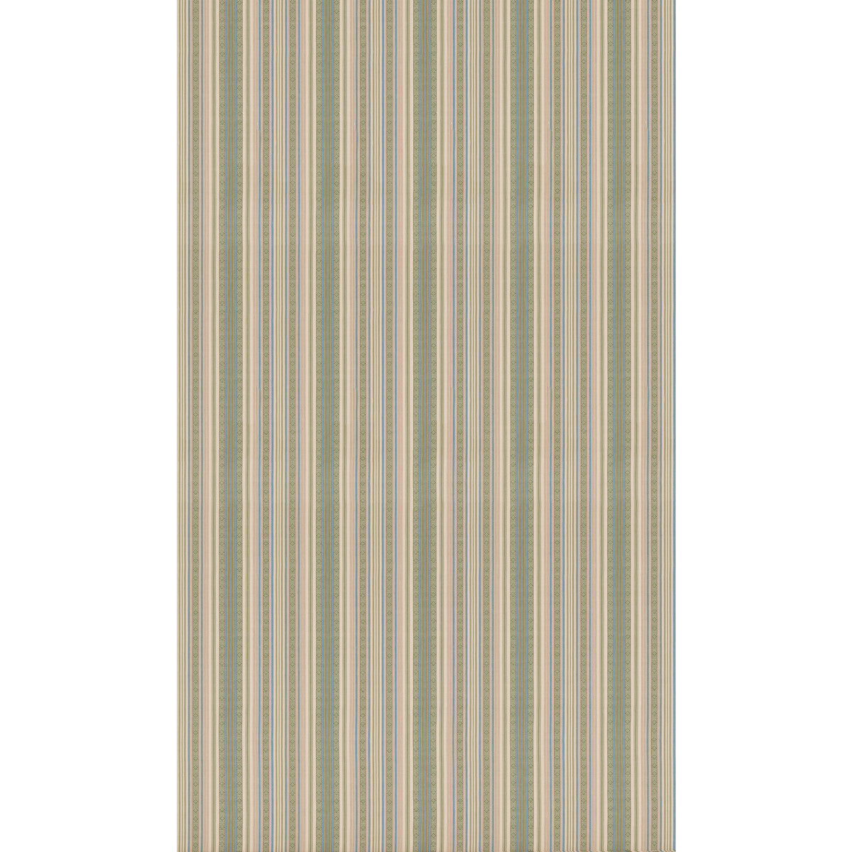 Symington Stripe Tyg - Green/Blue