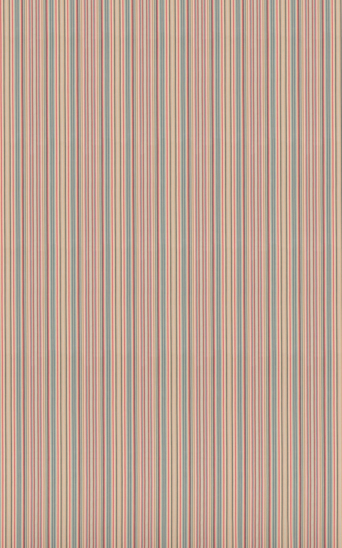 Luna Stripe Teal/Red tyg