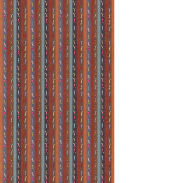 Tip Toe Tygprov - Indigo/Chocolate