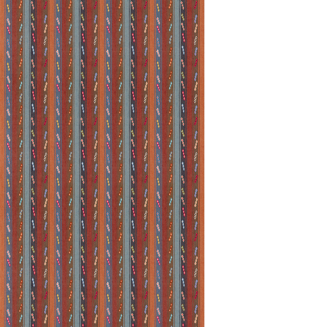 Tip Toe Tygprov - Indigo/Chocolate