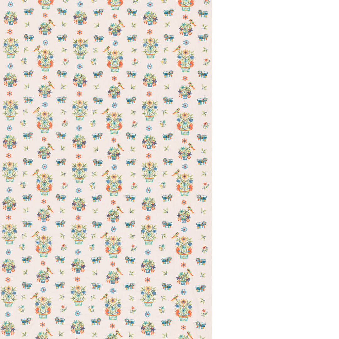 Roar Stitch Tyg - Green