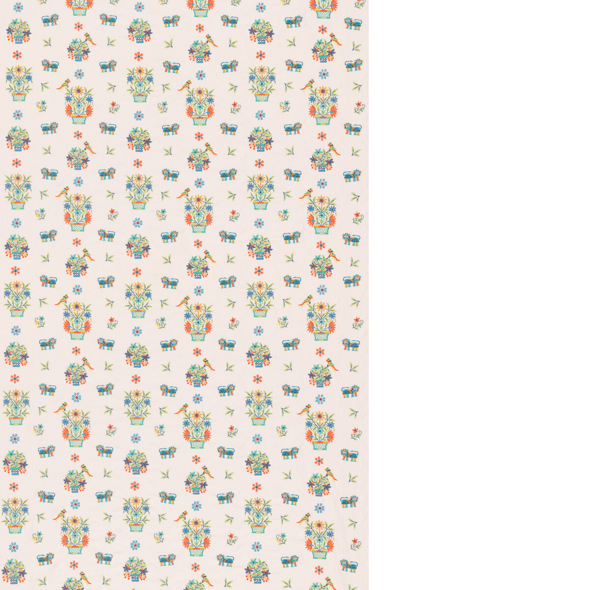 Roar Stitch Tyg - Green