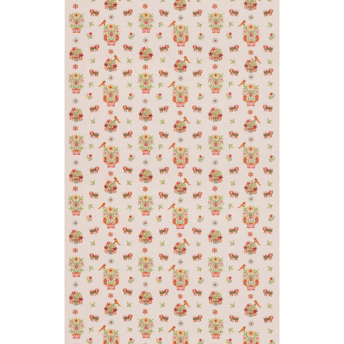 Roar Stitch Green tyg