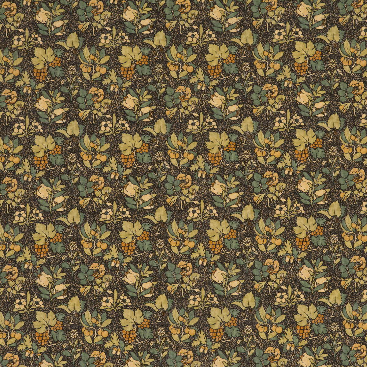 Meadow Fruit Charcoal/Green tyg