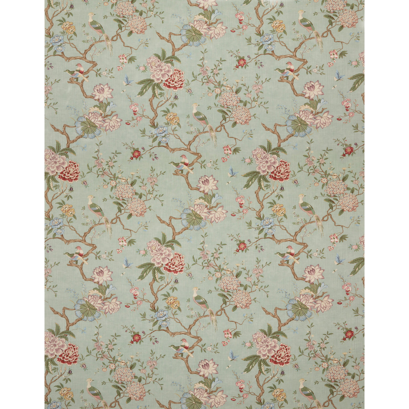 Oriental Bird Signature Eau De Nil tyg