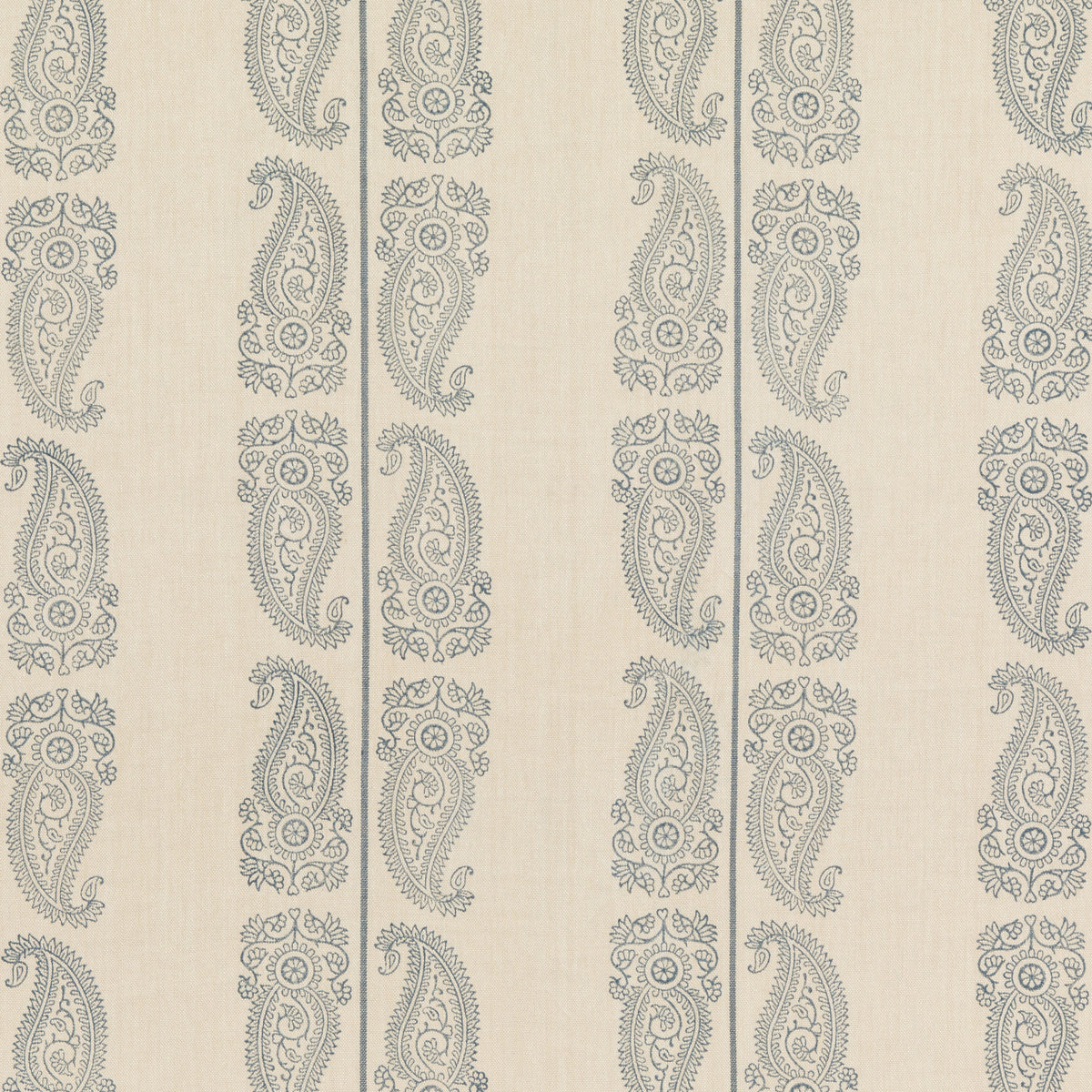 Cromer Paisley Indigo tyg