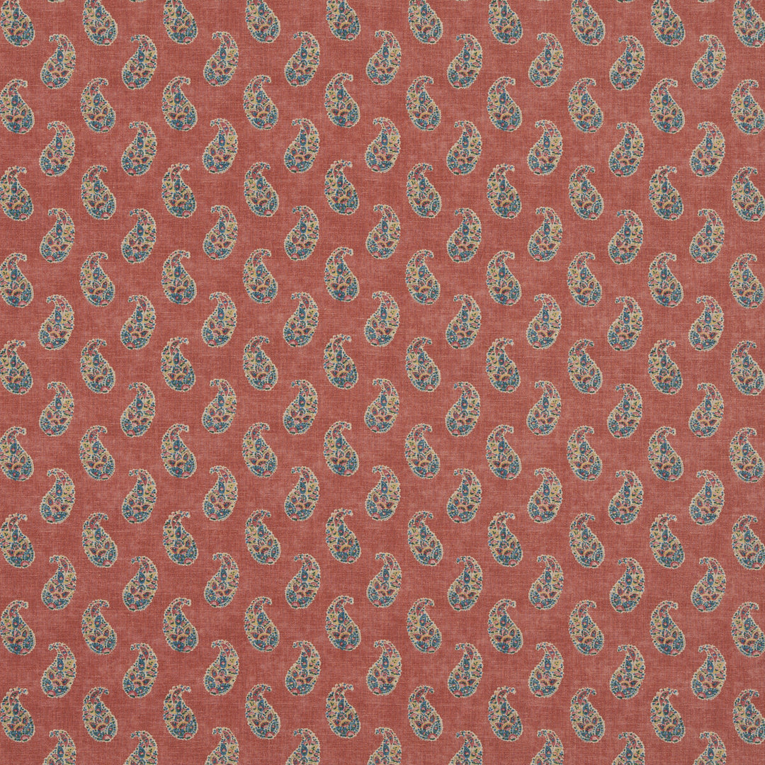 Patola Paisley Tyg - Aqua