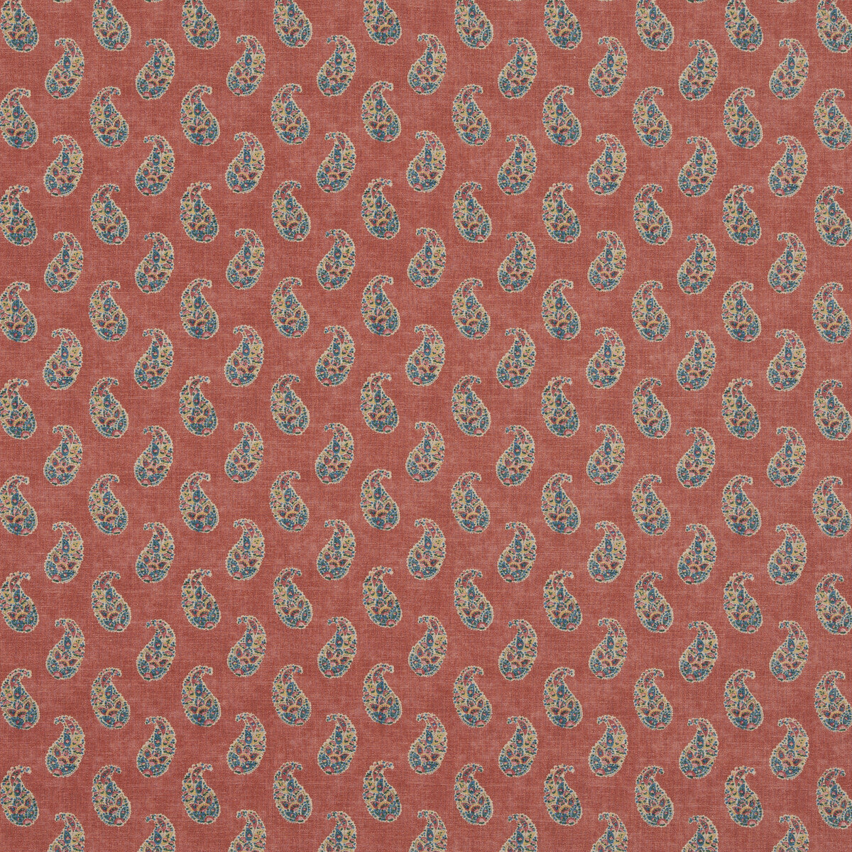 Patola Paisley Tyg - Aqua