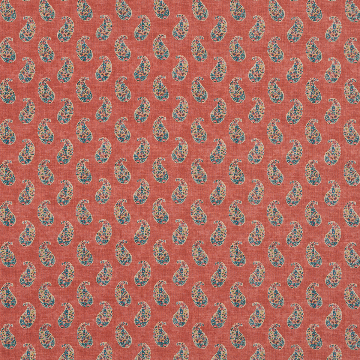 Patola Paisley Red tyg