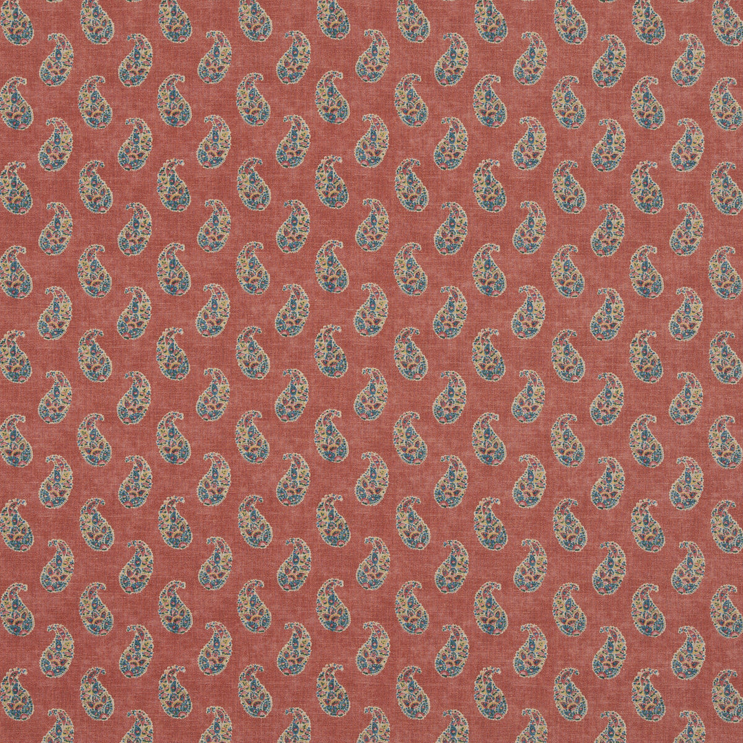 Patola Paisley Tygprov - Aqua