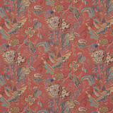 Indienne Flower Red tyg
