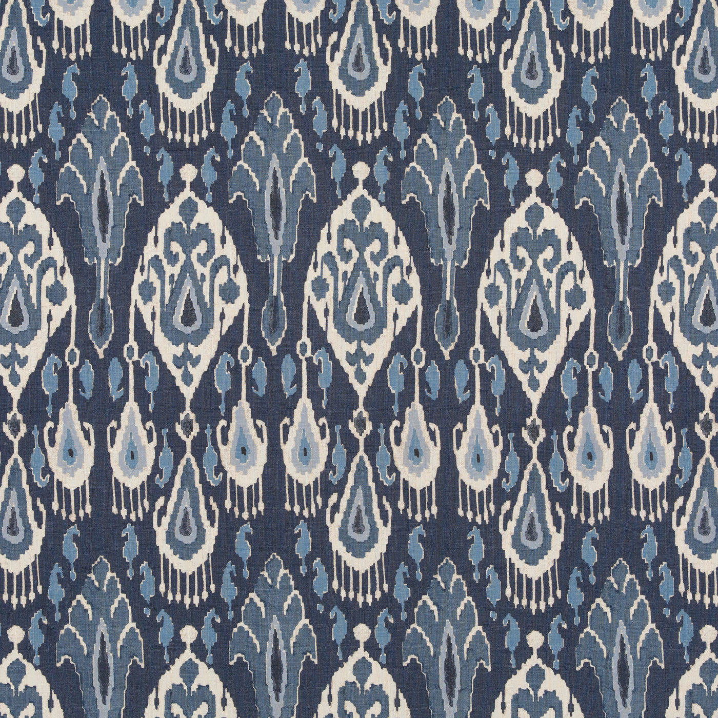 Ikat Bokhara Linen Tyg