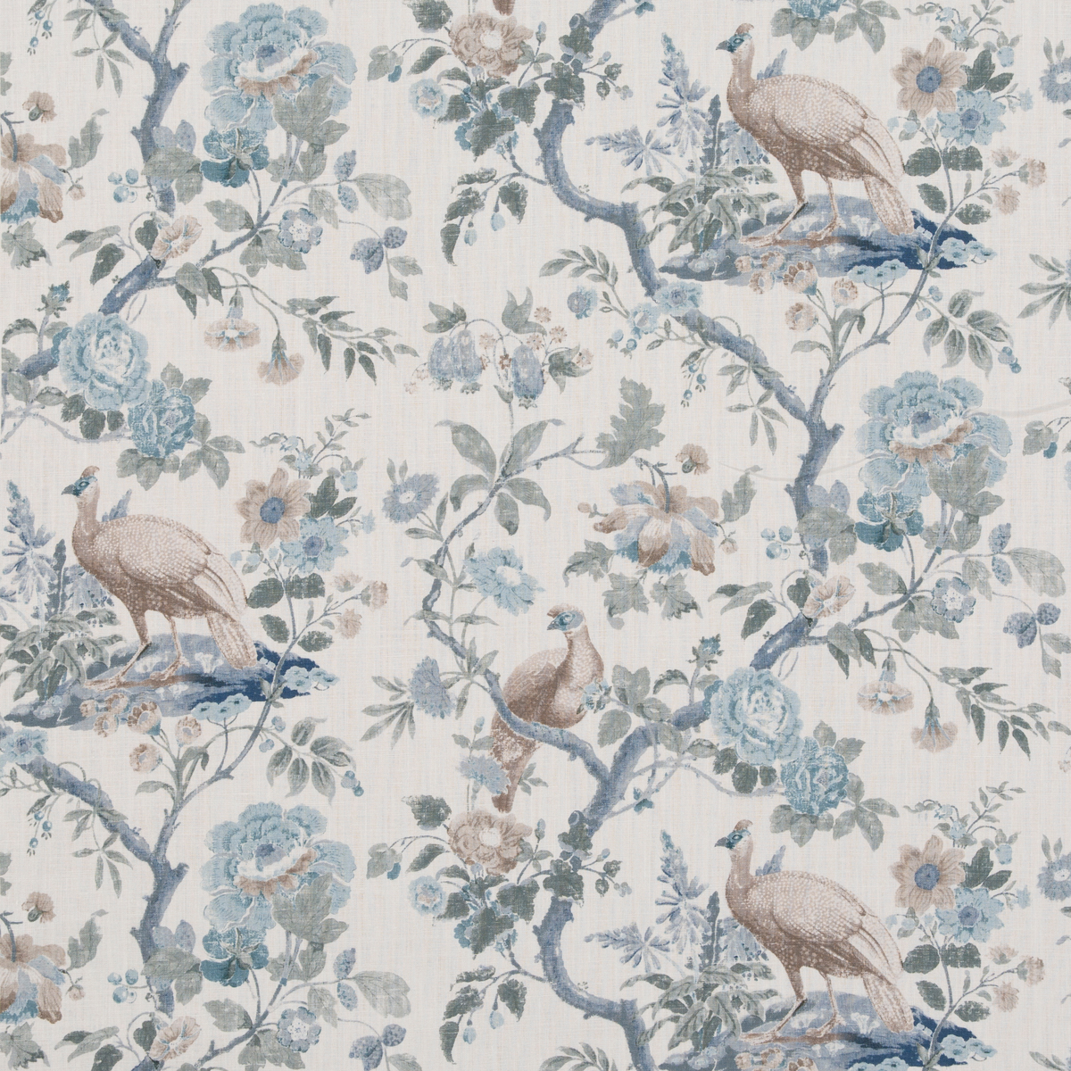 Broughton Rose Blue tyg
