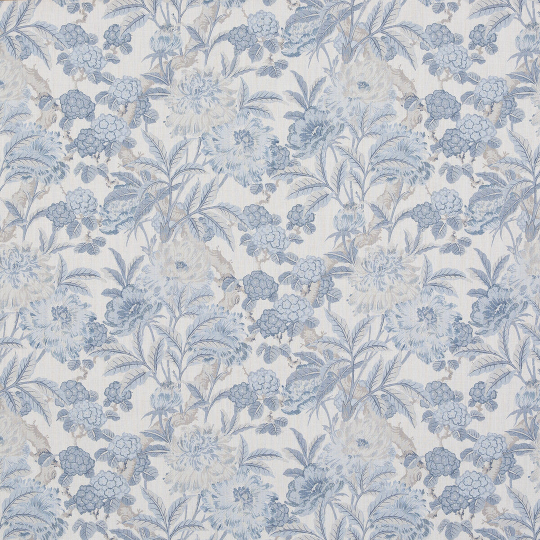 Summer Peony Tygprov - Aqua