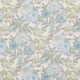 Summer Peony Aqua tyg