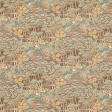 Ruskin Cotton Teal tyg
