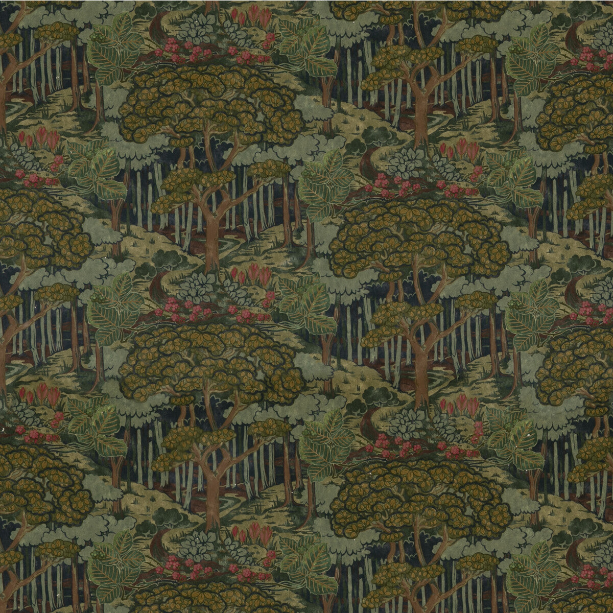 Ruskin Velvet Tyg - Emerald