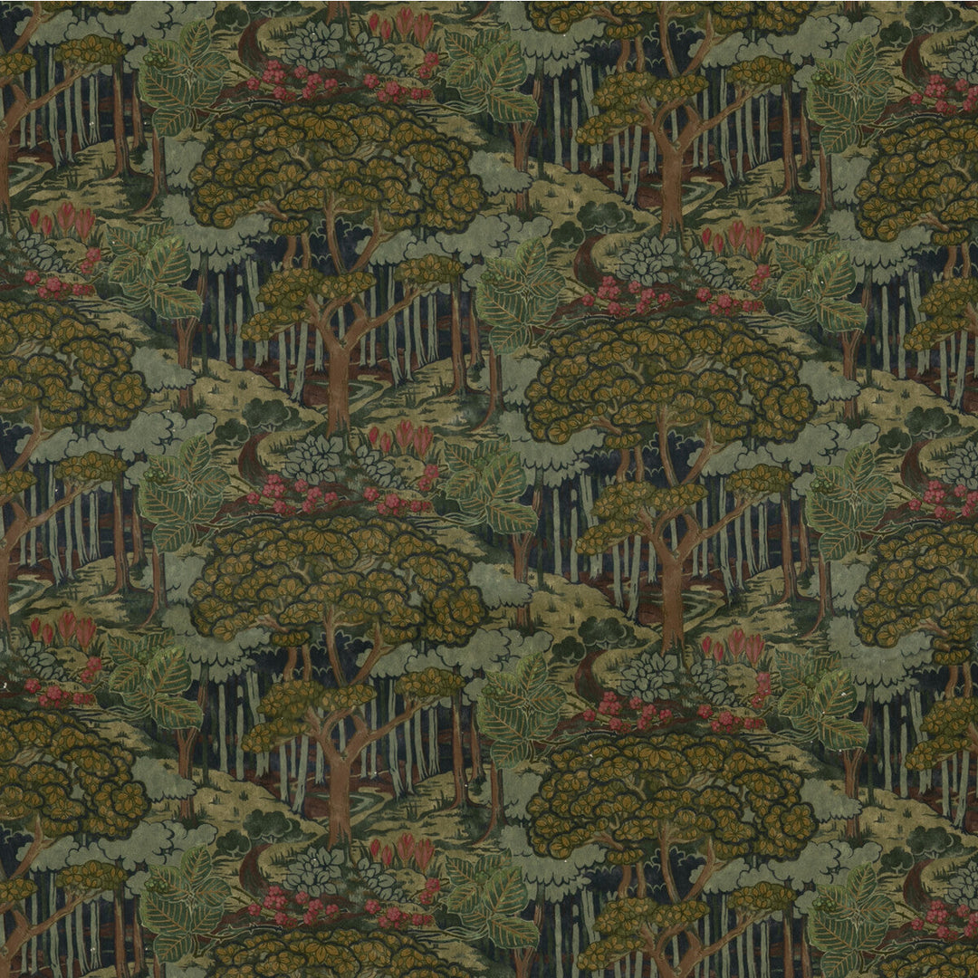 Ruskin Velvet Tygprov - Emerald
