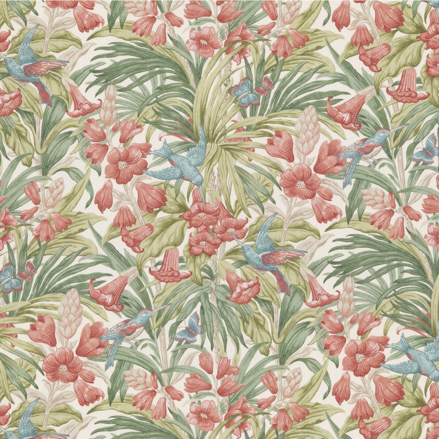 Trumpet Flowers Cotton Tyg