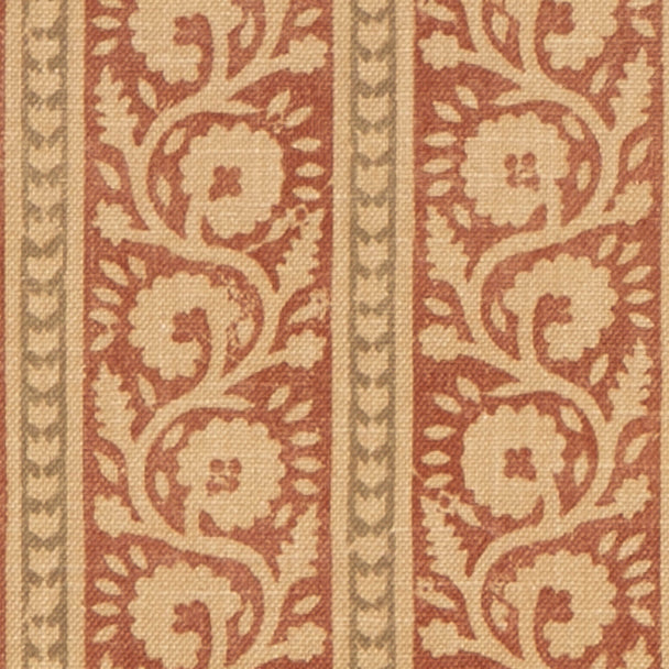 Bibury Red/Olive tyg
