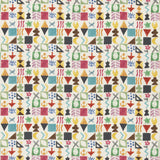 Potato Print Tyg - Sage