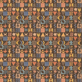 Potato Print Chocolate tyg