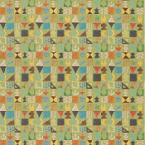 Potato Print Green tyg