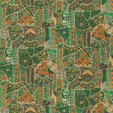 Front Row Jewel Green tyg