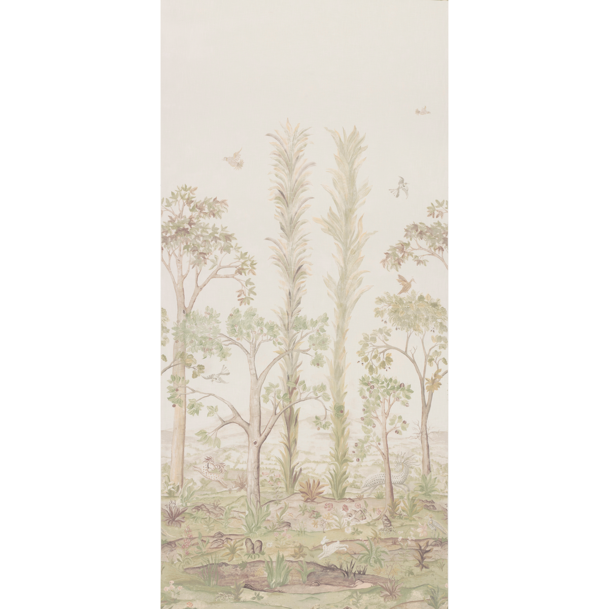 Tall Trees Printed Panel Soft Green tyg