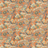 Little Magnolia Teal/Orange tyg