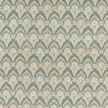 Zaraband Texture Tygprov - Teal/Spice