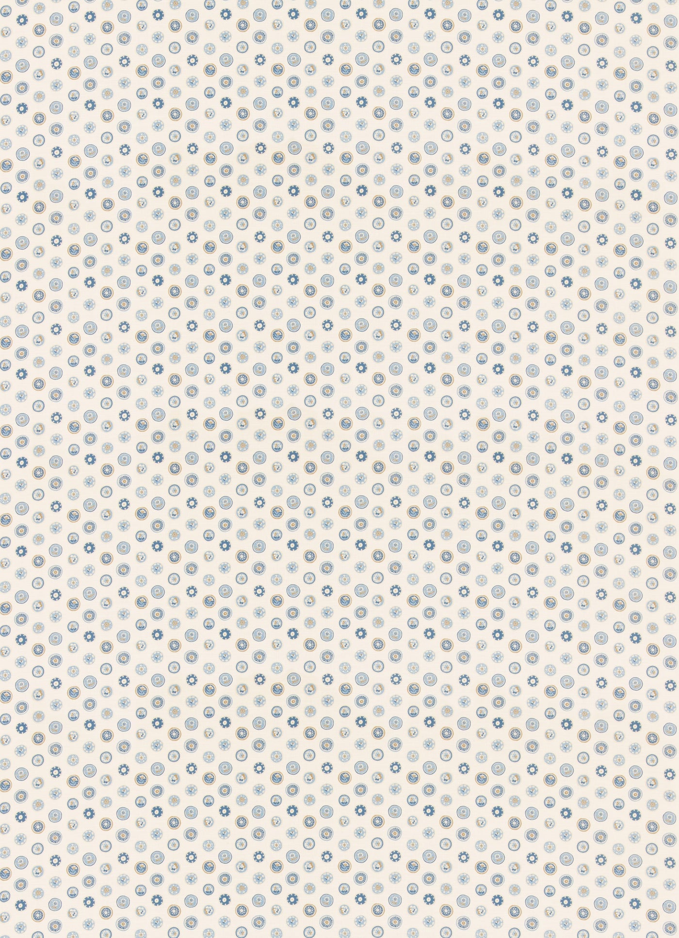 Court Buttons Blue tyg