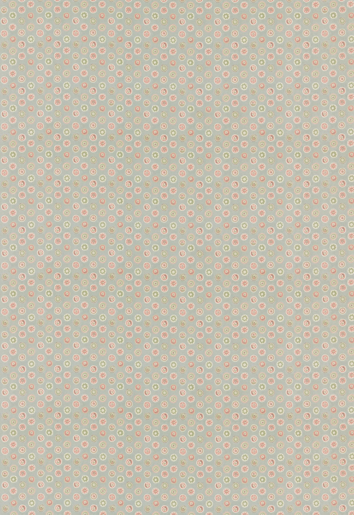 Court Buttons Aqua tyg