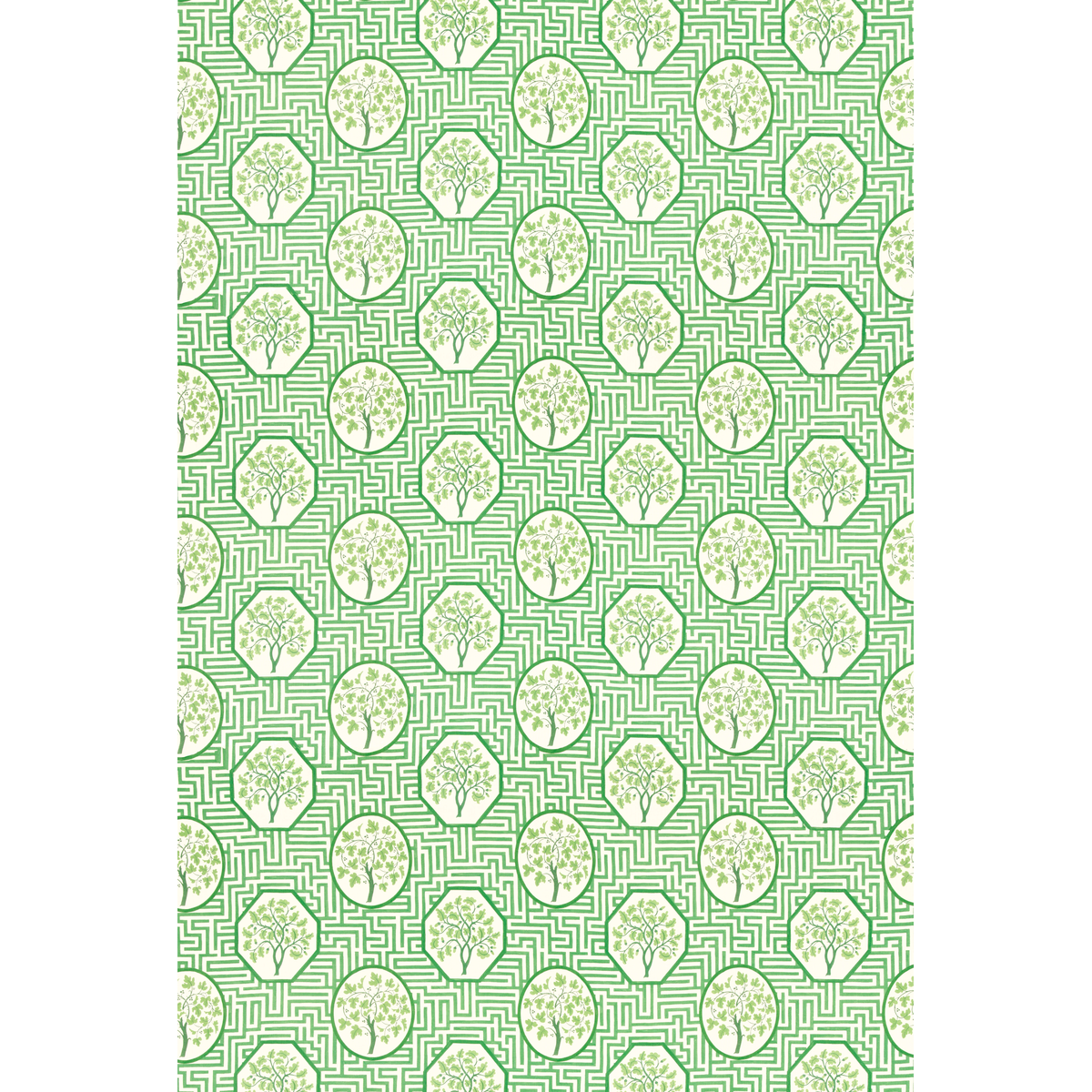 Royal Maze Royal Green tyg