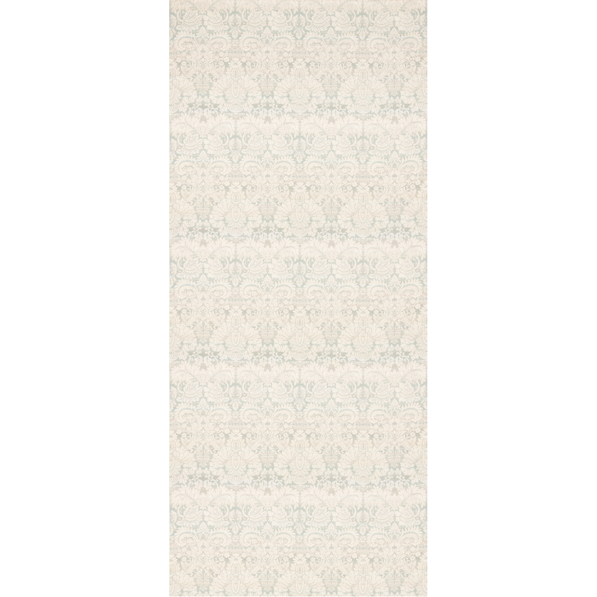 Queen'S Damask Aqua tyg