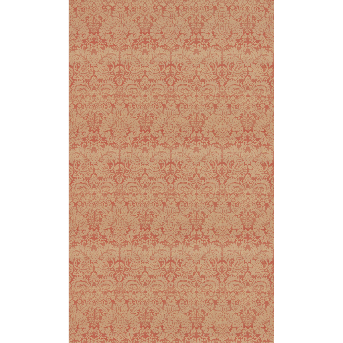 Queen'S Damask Old Red tyg