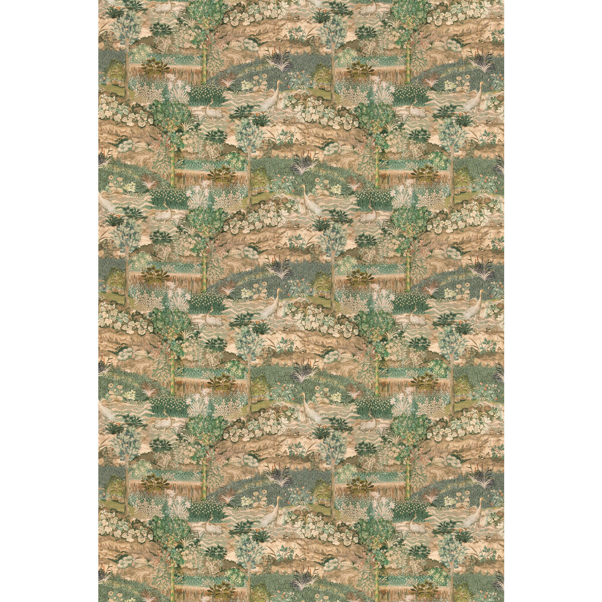 Palace Tapestry Tyg - Blue