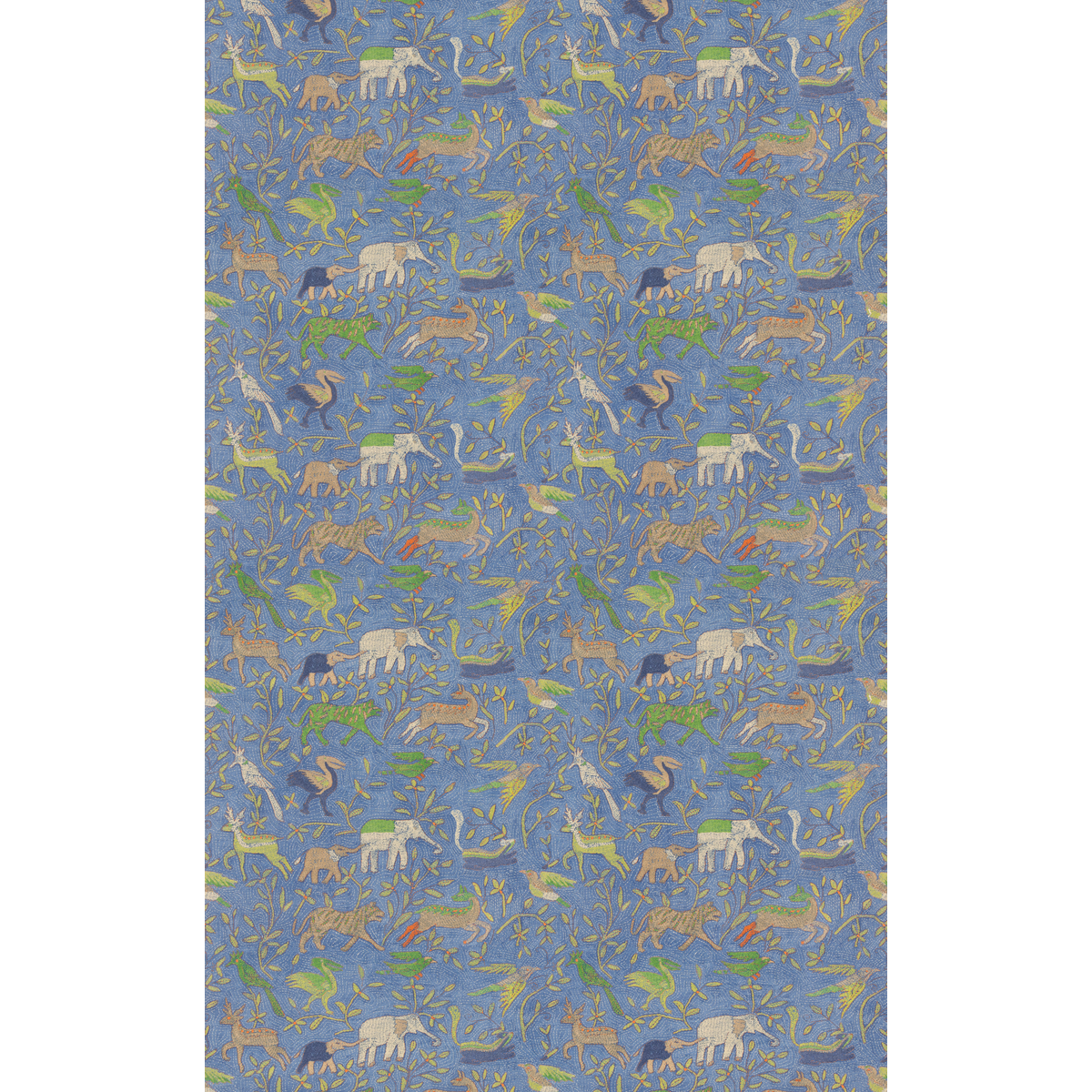 Noah'S Ark Blue tyg