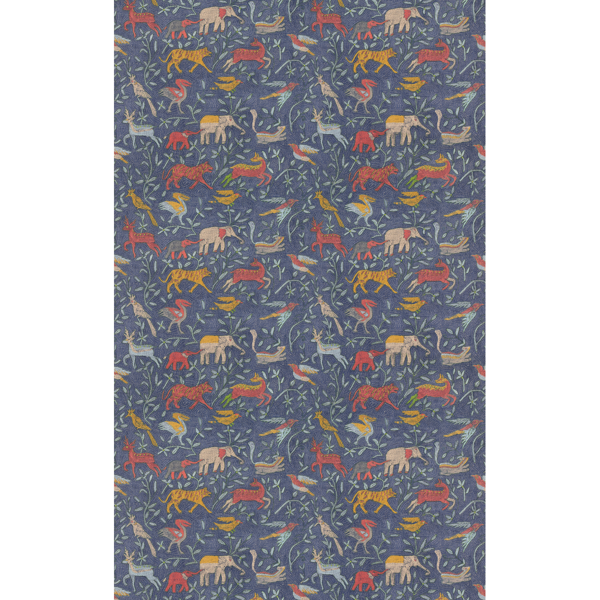 Noah'S Ark Indigo tyg