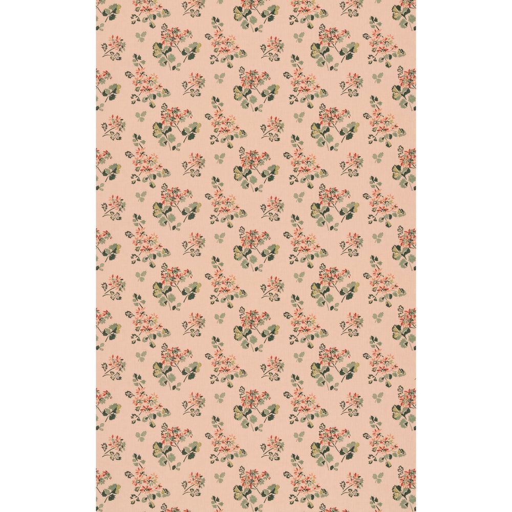 Forest Flower Tygprov - Teal/Spice