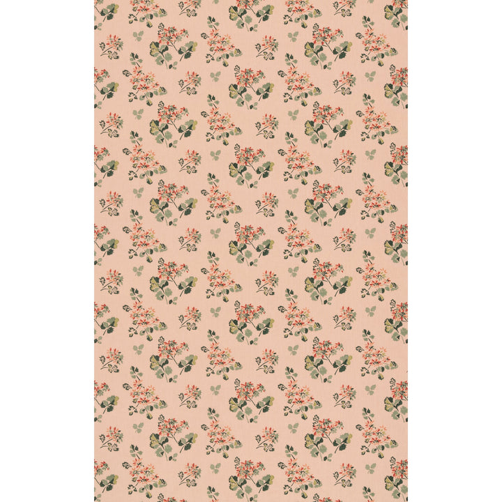 Forest Flower Tygprov - Teal/Spice