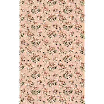 Forest Flower Tygprov - Blue/Green