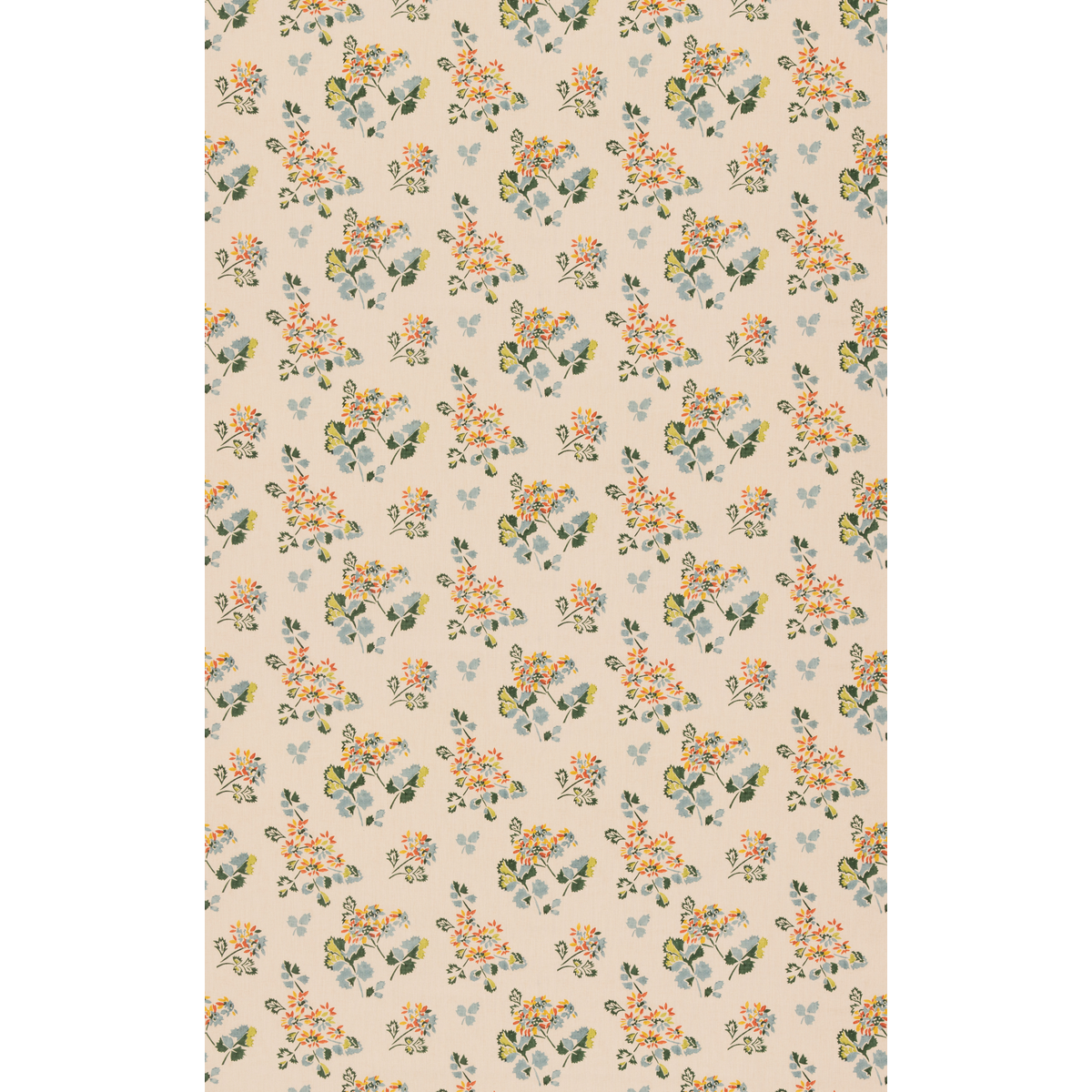 Forest Flower Teal/Spice tyg