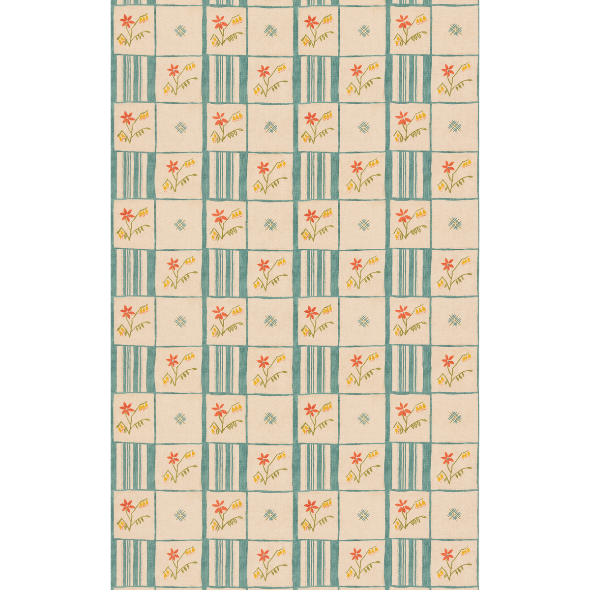 BP11137 Teal/Spice tyg