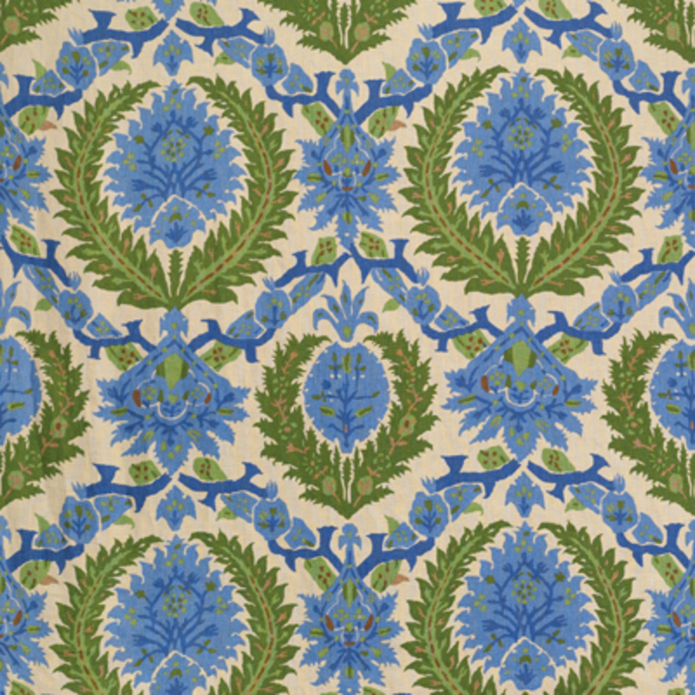 Zenobia Linen Print Tyg