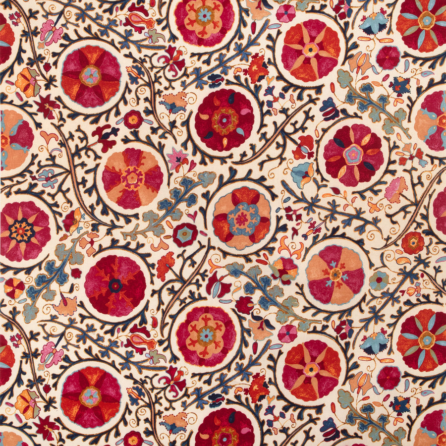 Dzhambul Cotton and Linen Print Tyg — Brunschwig & Fils