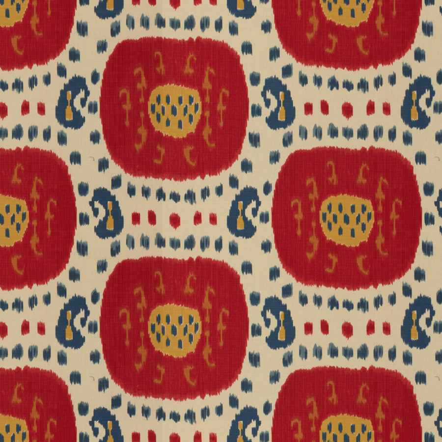 Samarkand Cotton and Linen Print Tyg — Brunschwig & Fils