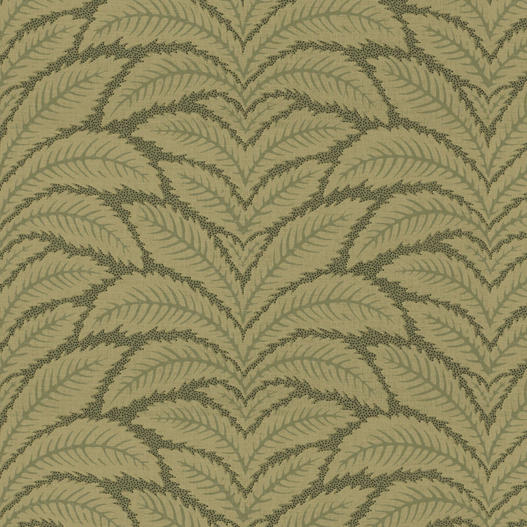 Talavera Silk Warp Print Tygprov - Green