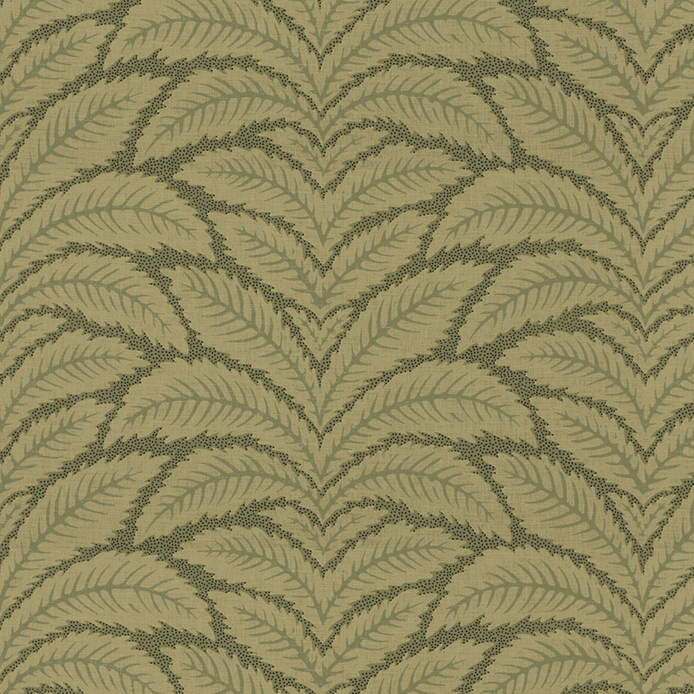 Talavera Silk Warp Print Tygprov - Green