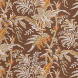 Seychelles Cotton Print Mocha tyg